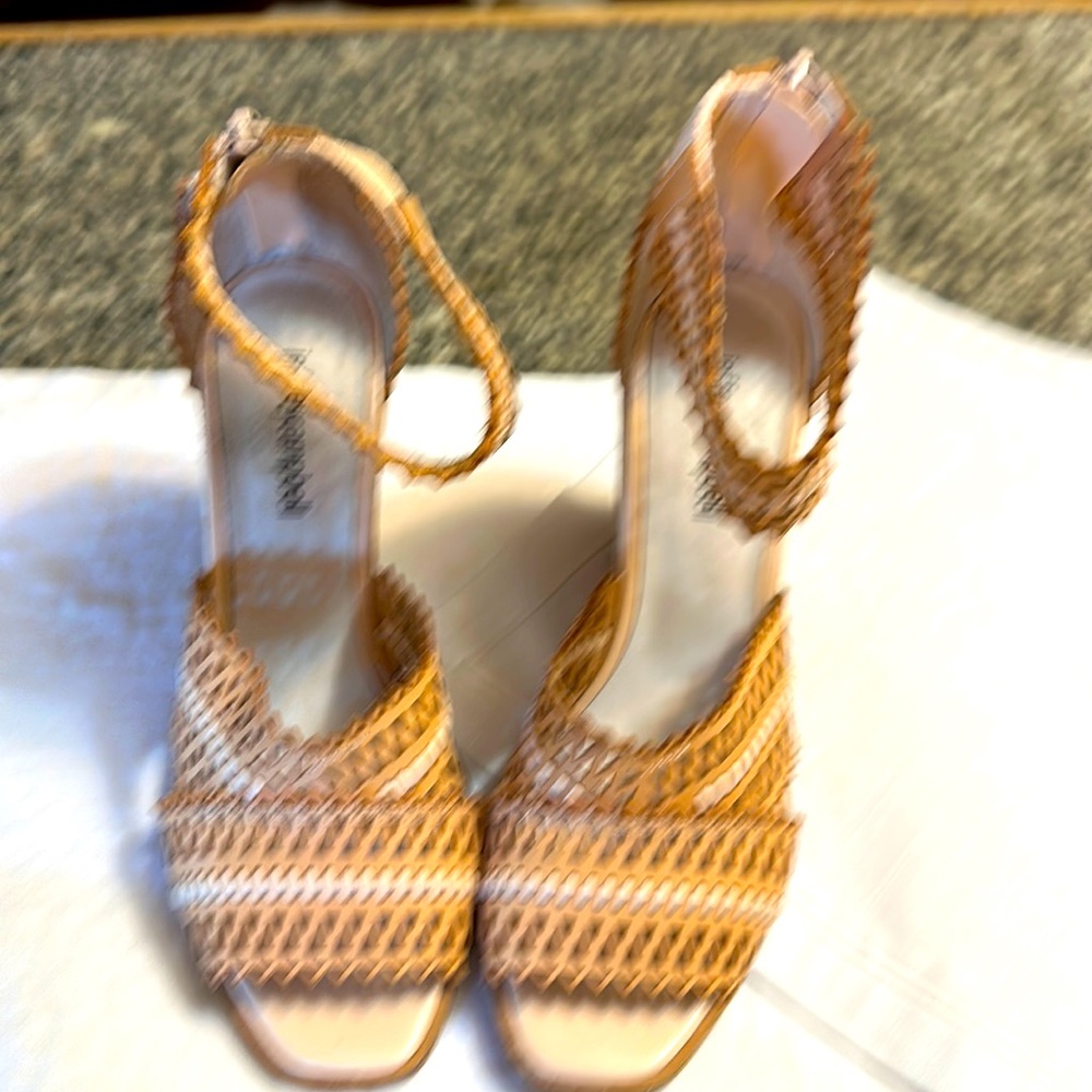 Jeffery Campbell wedge, 2 tone leather !